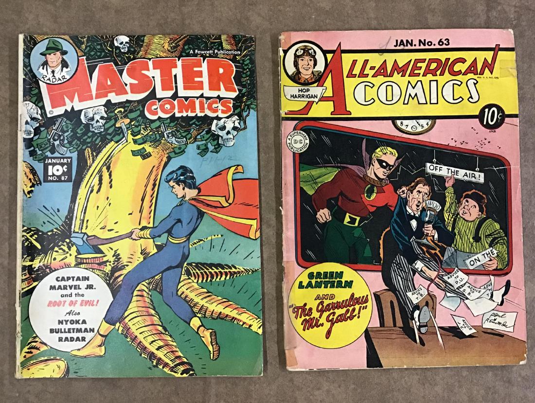 Lot of 2 Comics, Master Comics #87, All Amerian Comics (1 of 2)