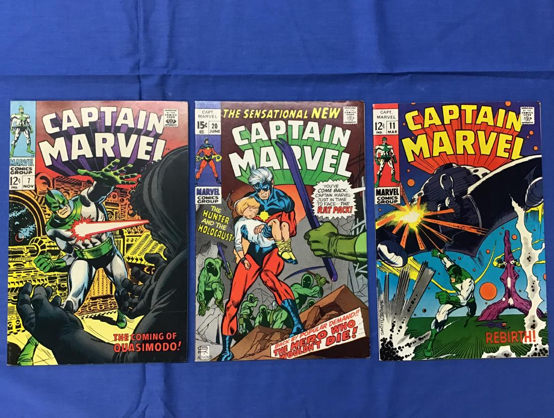 Lot of 3 Captain Marvel (1 of 2)
