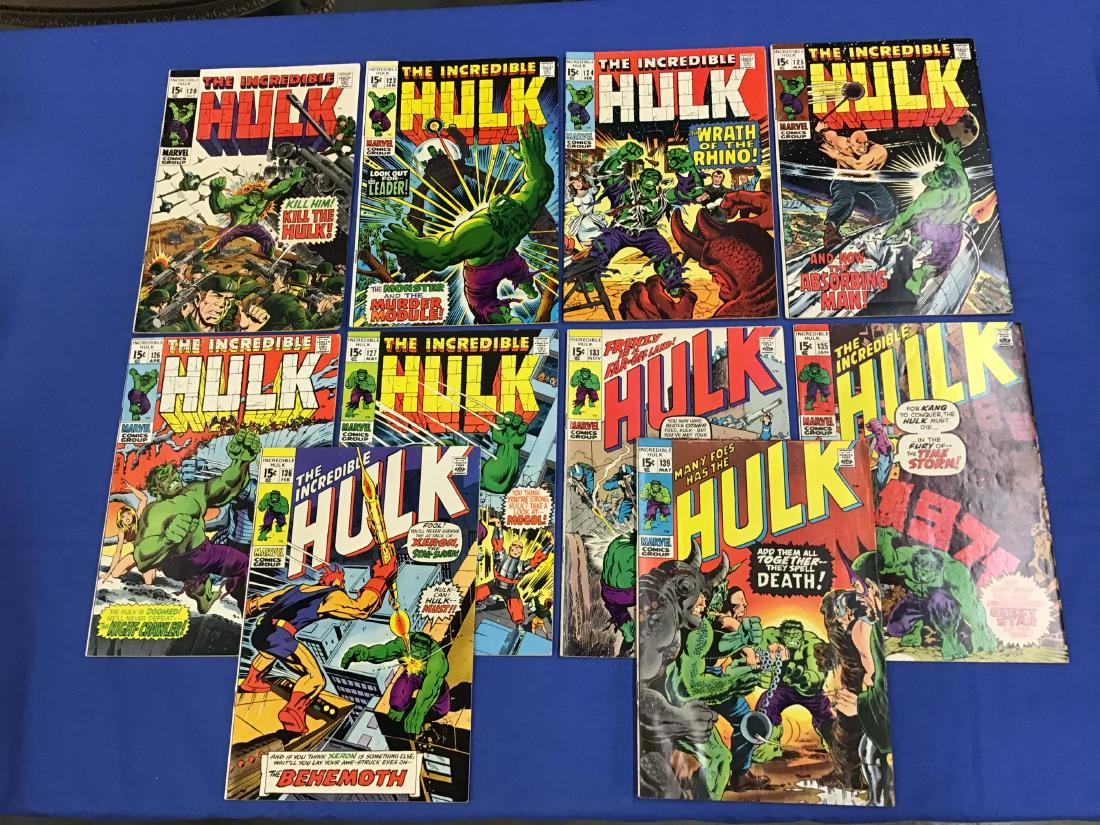 Lot of 10 Incredible Hulk (1 of 2)