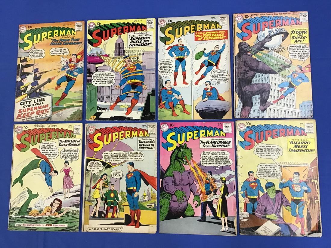 Lot of 8 Superman Comics (1 of 2)