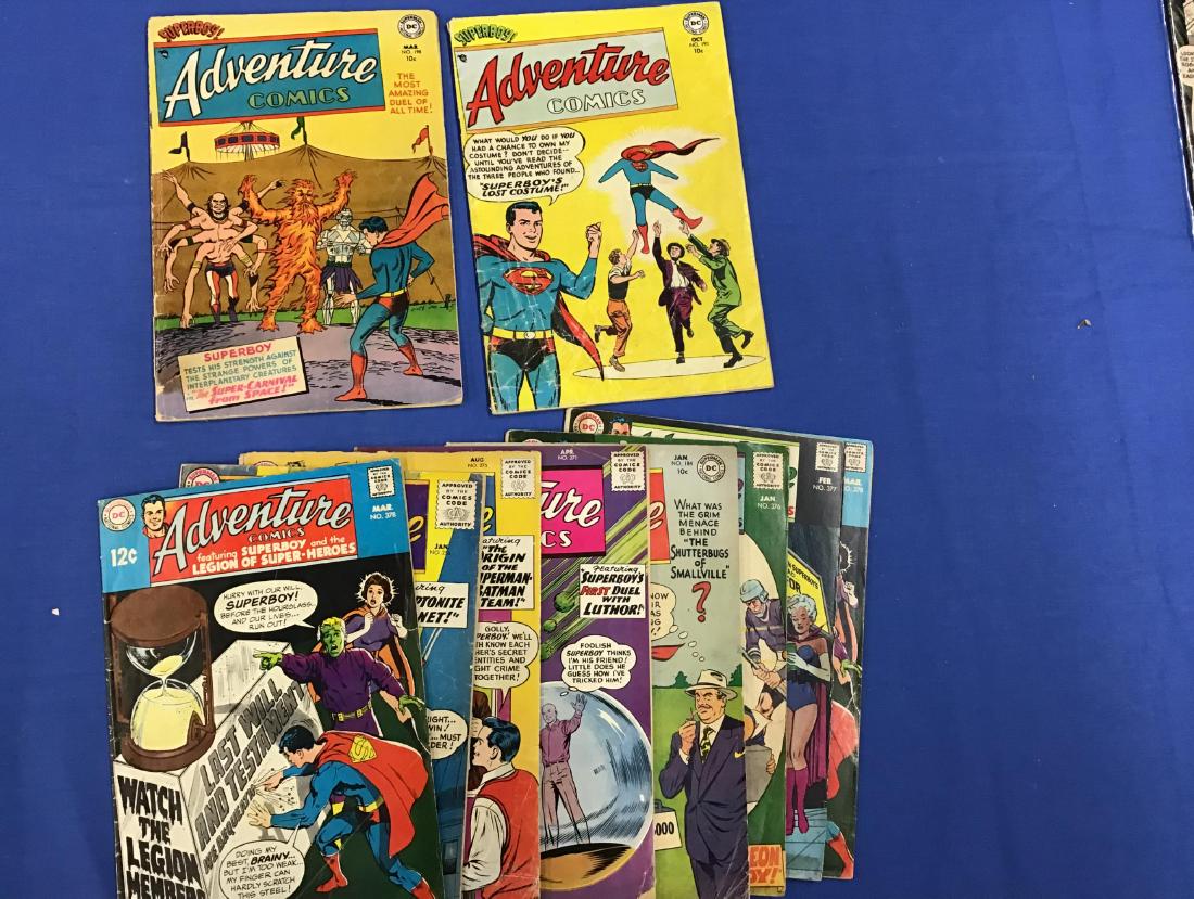 Lot of 10 Adventure Comics (1 of 3)