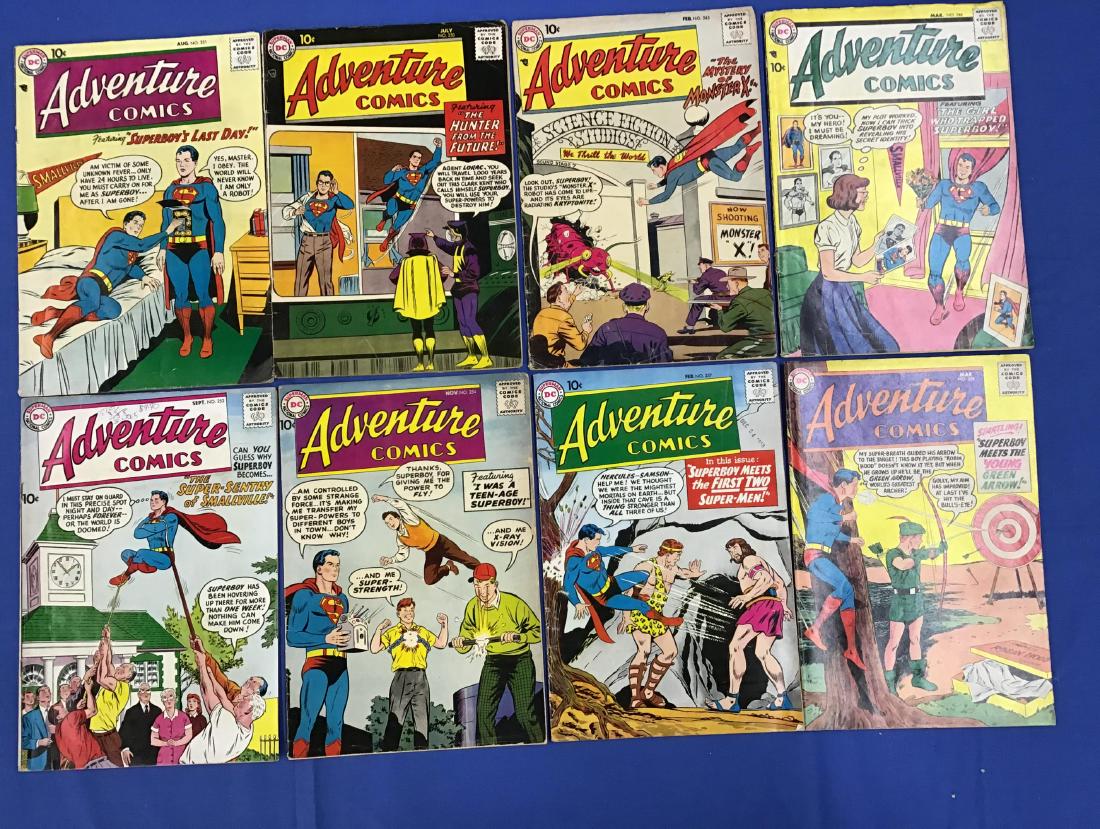 Lot of 8 Adventure Comics (1 of 2)