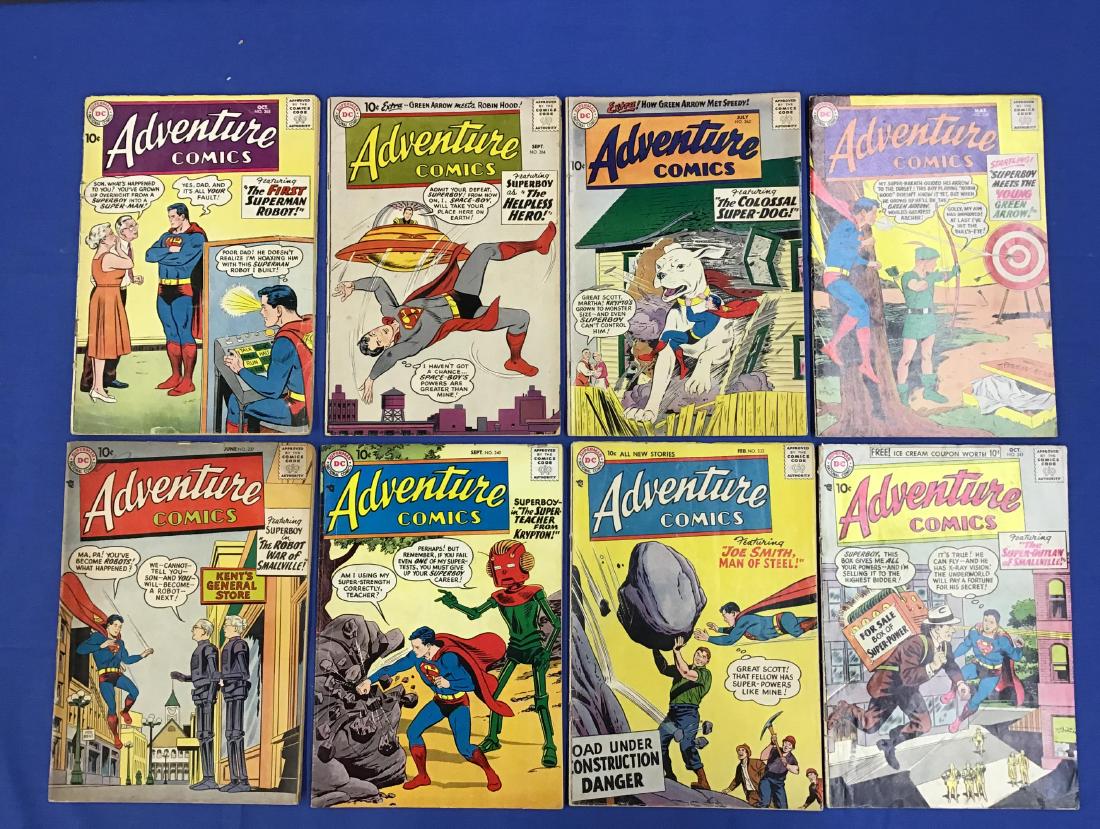 Lot of 8 Adventure Comics (1 of 2)