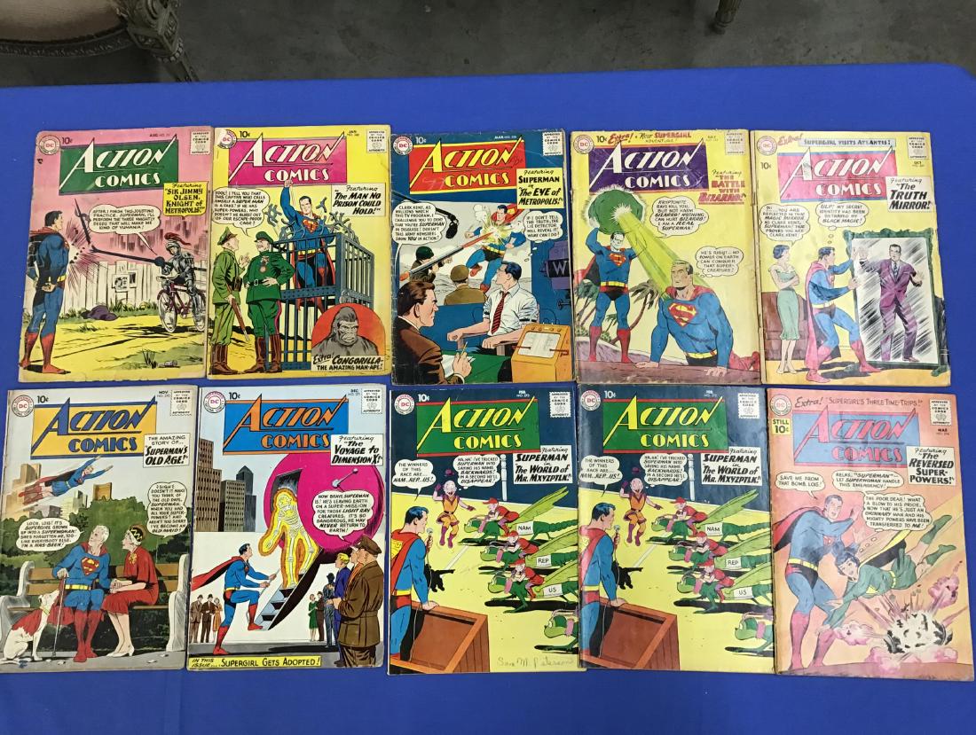 Lot of 10 Action Comics (1 of 4)