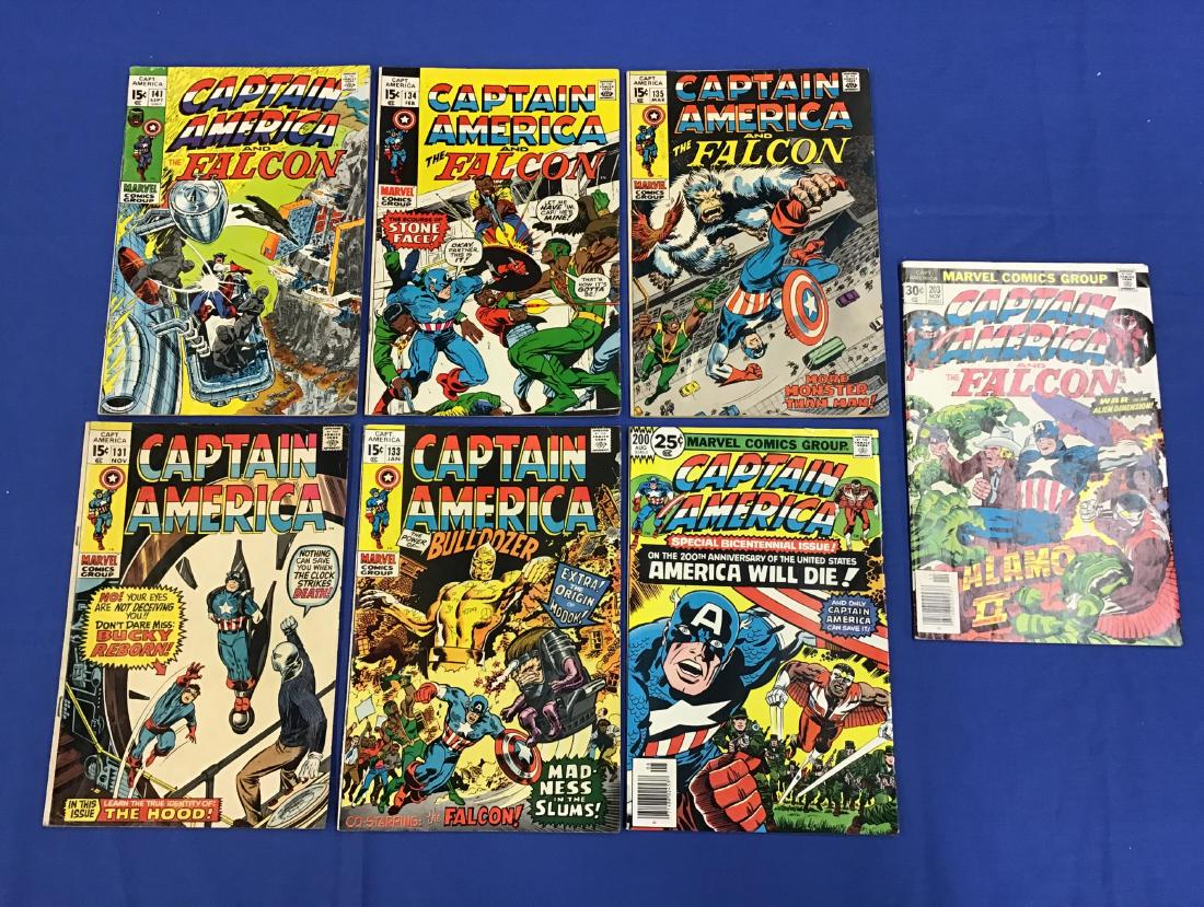 Lot of 7 Captain America Comics (1 of 2)