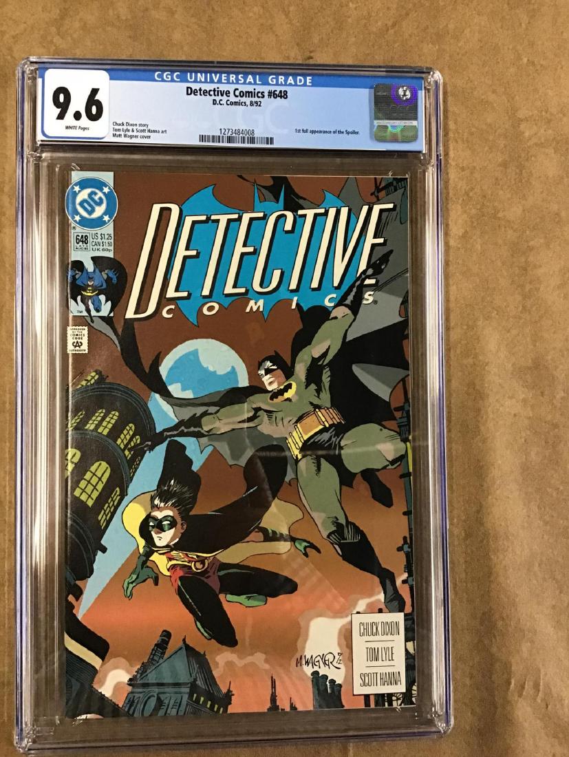Detective Comics #648 CGC 9.6 (1 of 2)