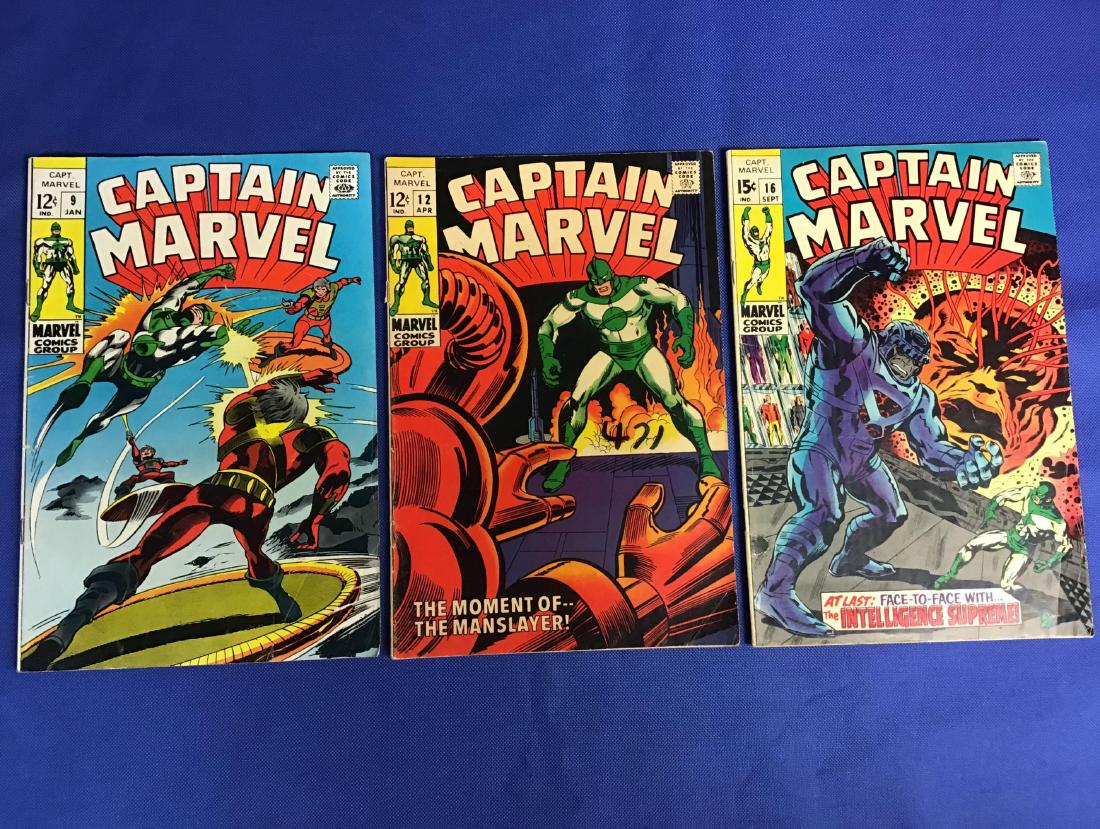 Captain Marvel #s 9,12,16 (1 of 2)