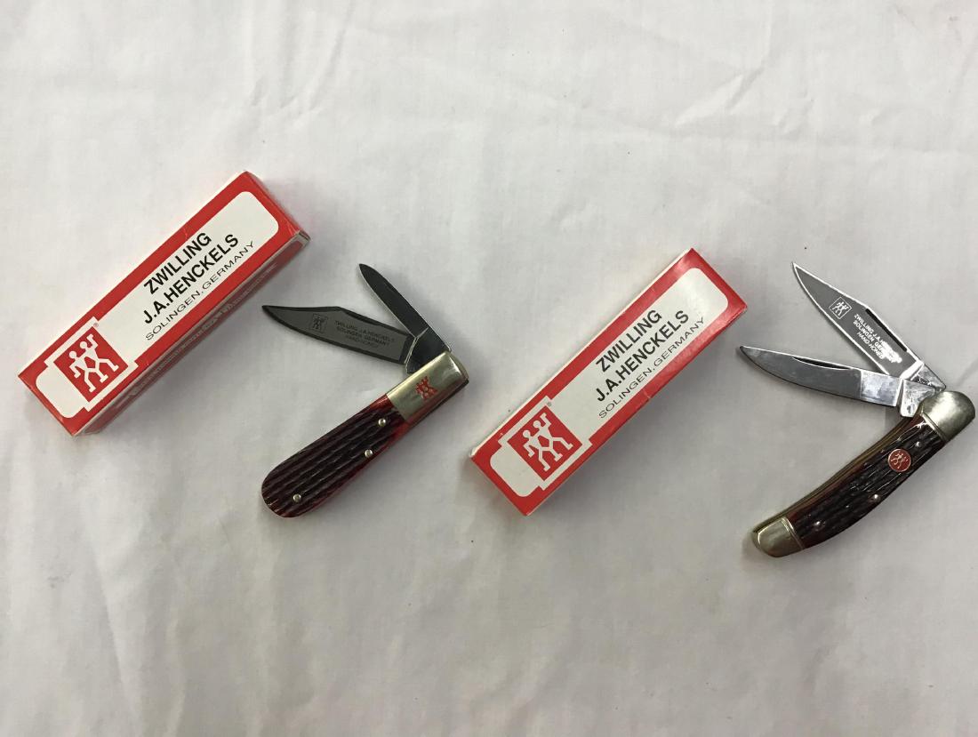 Lot of 2 Zwilling J.A. Henckels Pocket Knives: Solingen Germany, NIB