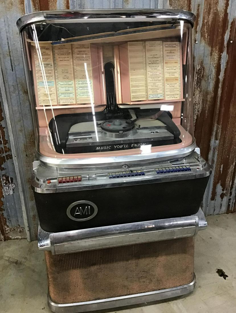 AMI 1930s Deco Jukebox: Will need serviced, original found condition. Model JBH 120, no keys