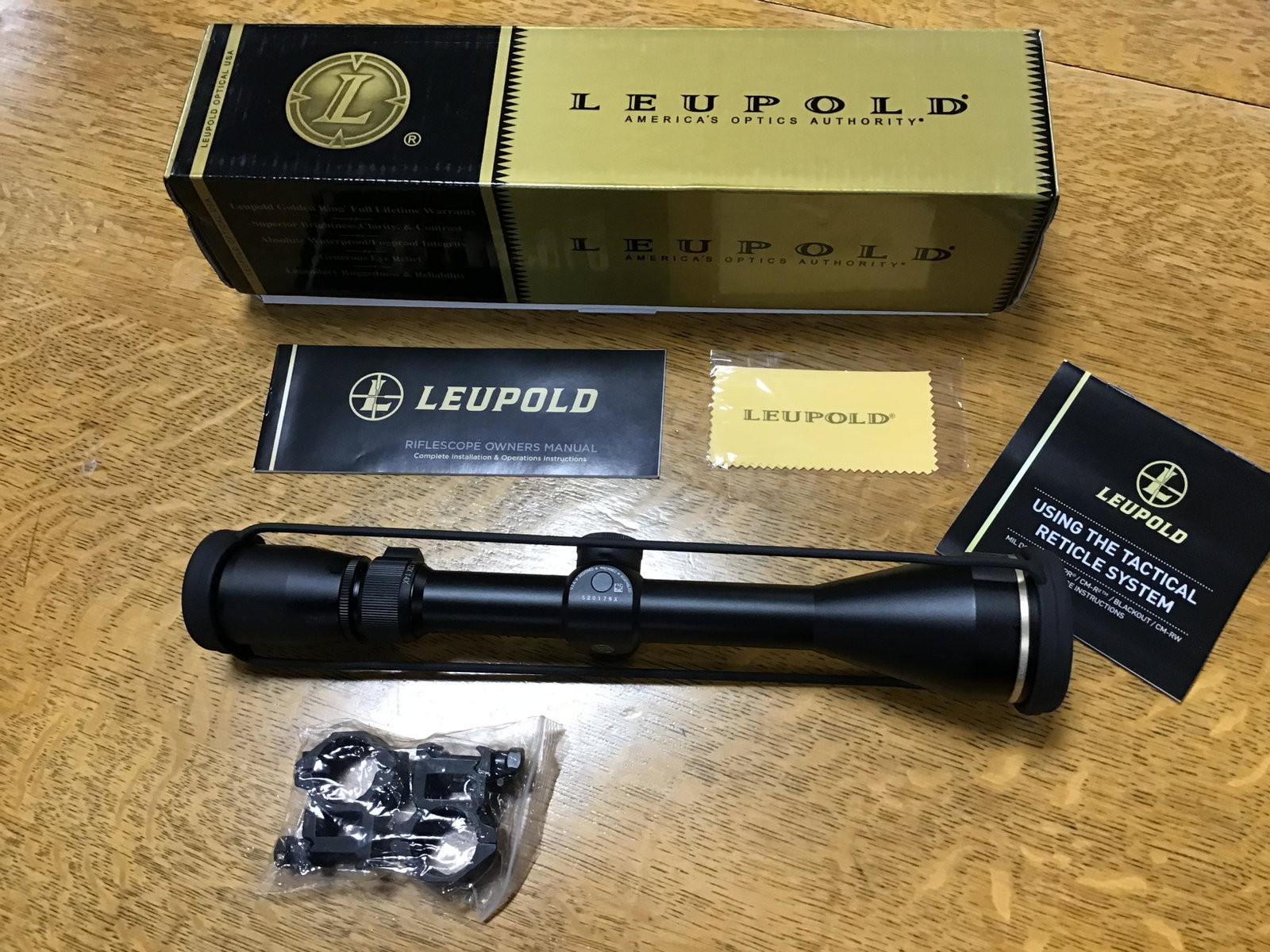 Leupold VX-3: 4.5-14X50 mm scope-New in box