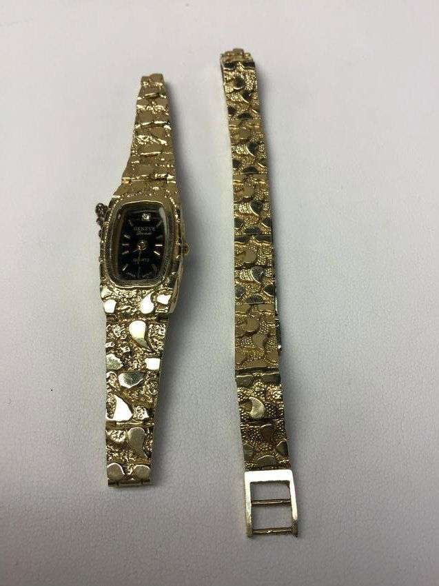 Geneve classic hotsell 10k gold watch