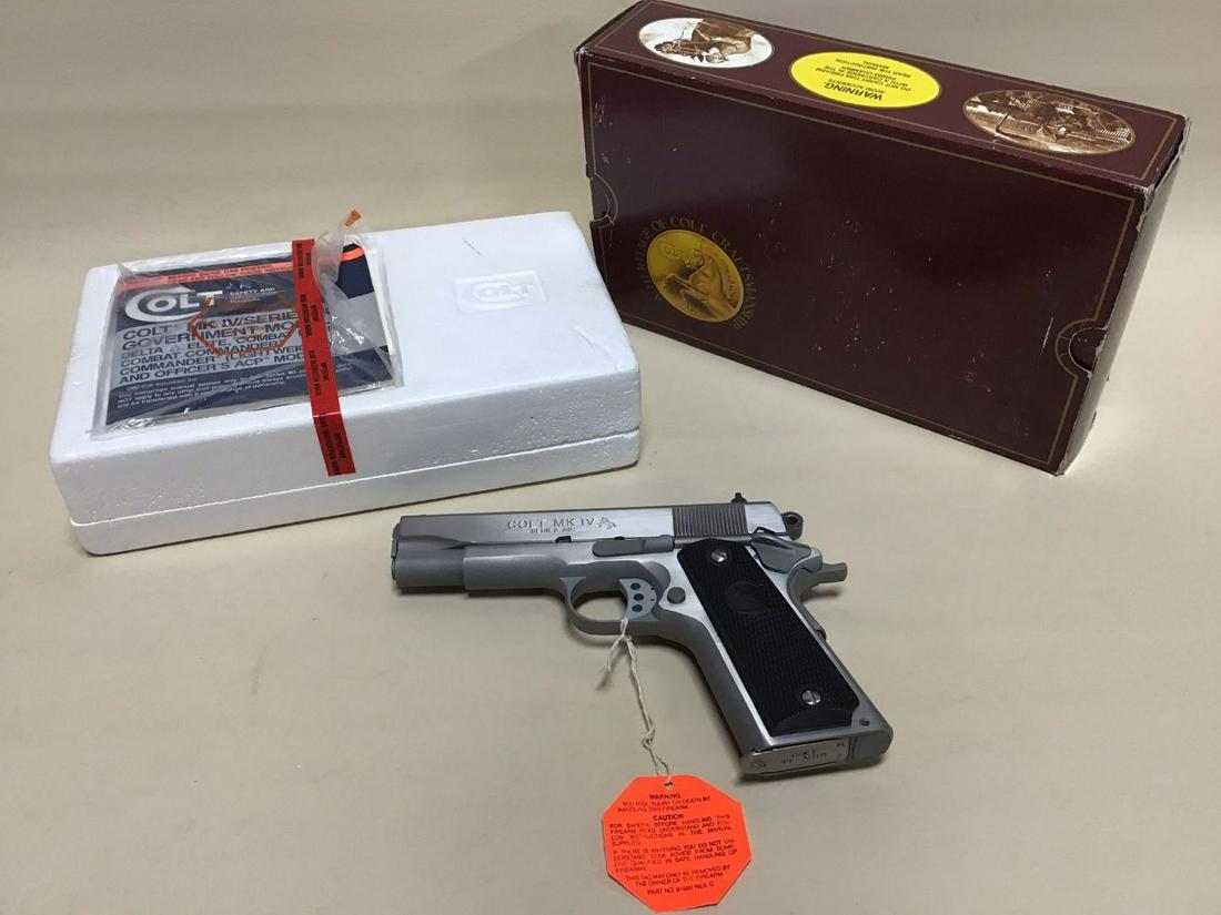 COLT COMBAT COMMANDER .45 ACP: SN# FC23761. HAS BOX AND ORIGINAL PAPERWORK.