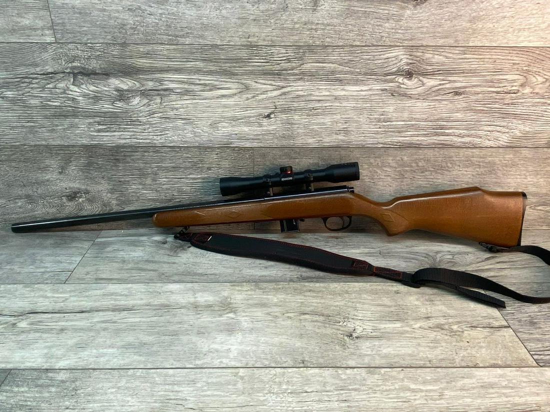 MARLIN MODEL 17V 17 CAL. HMR: SN# 97630990. LIKE NEW CONDITION. SIMMONS 4X32 22 MAG SCOPE. VERY LIGHT USE.