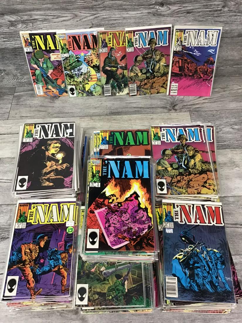 LOT OF 250+/- NAM COMICS: HAS MULTIPLE COPIES OF SAME ISSUES.