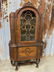 EXTREMELY ORNATE WALNUT DEPRESSION ERA CHINA CABINET