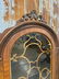 EXTREMELY ORNATE WALNUT DEPRESSION ERA CHINA CABINET - 2