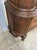 EXTREMELY ORNATE WALNUT DEPRESSION ERA CHINA CABINET - 4