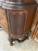 EXTREMELY ORNATE WALNUT DEPRESSION ERA CHINA CABINET - 6