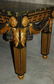 ITALIAN CARVED AND PAINTED FAUX MARBLE TOP TABLE - 2