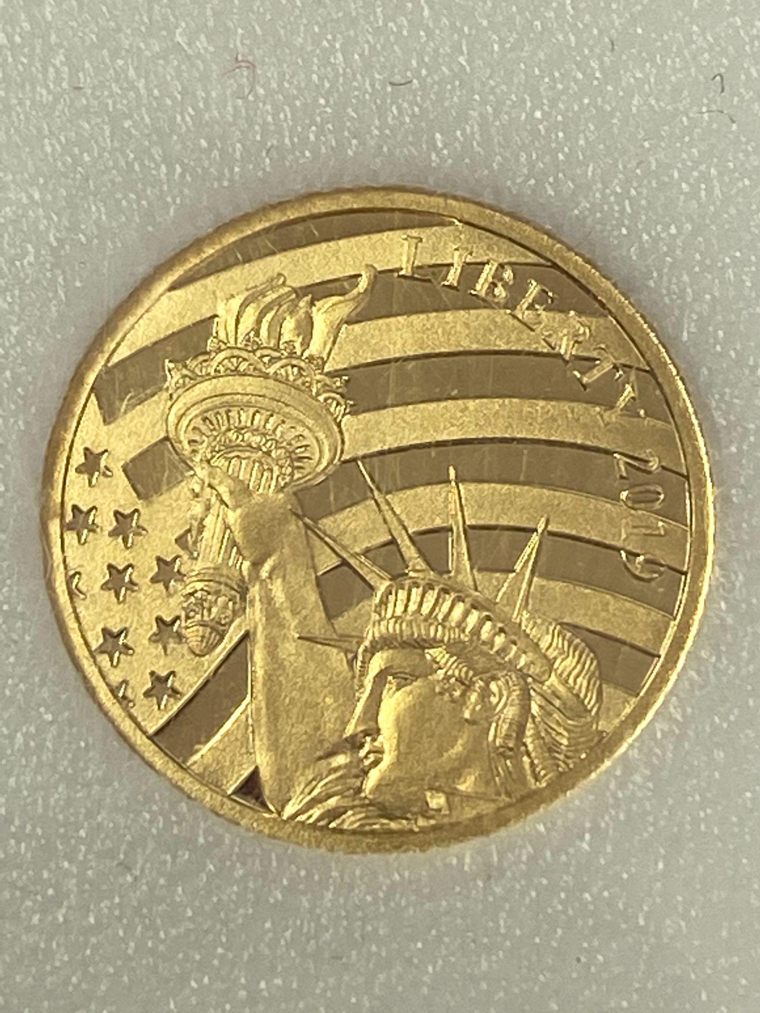 2019 LIBERTY 1/10 OZ .24 GOLD COIN: 2019 LIBERTY 1/10 OZ .24 GOLD COIN