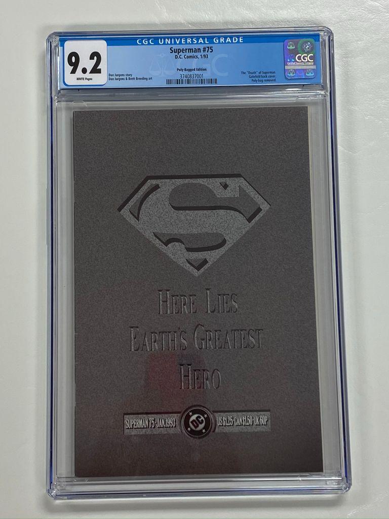 Superman #75 CGC 9.2: Superman #75 CGC 9.2