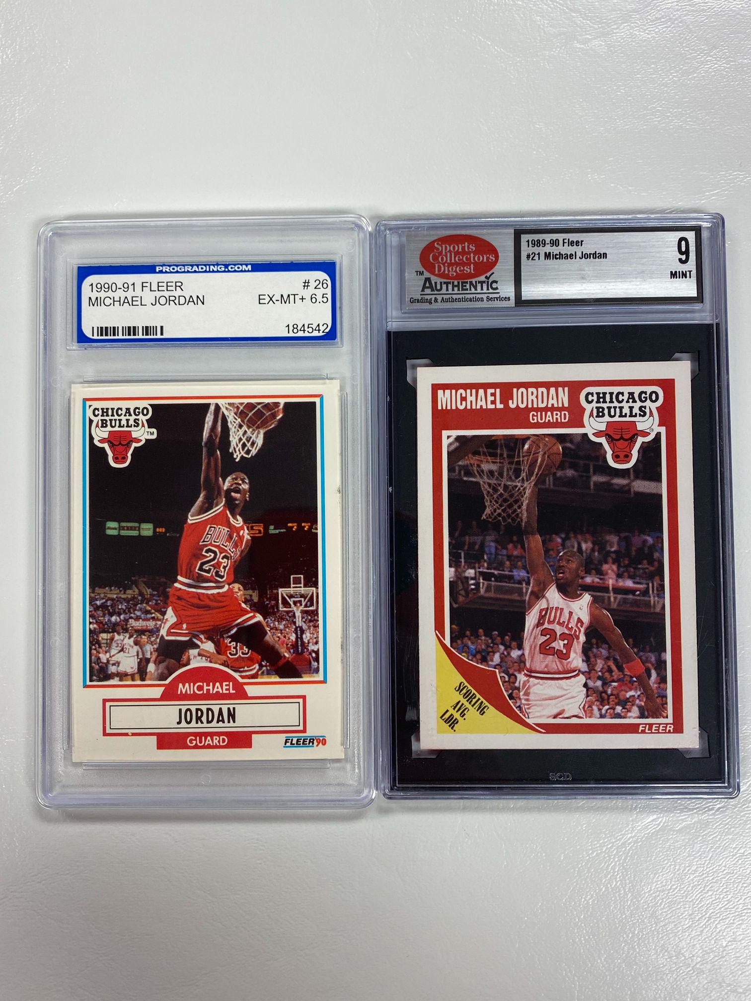 Lot of 2 Michael Jordan Graded Cards: Lot of 2 Michael Jordan Graded Cards