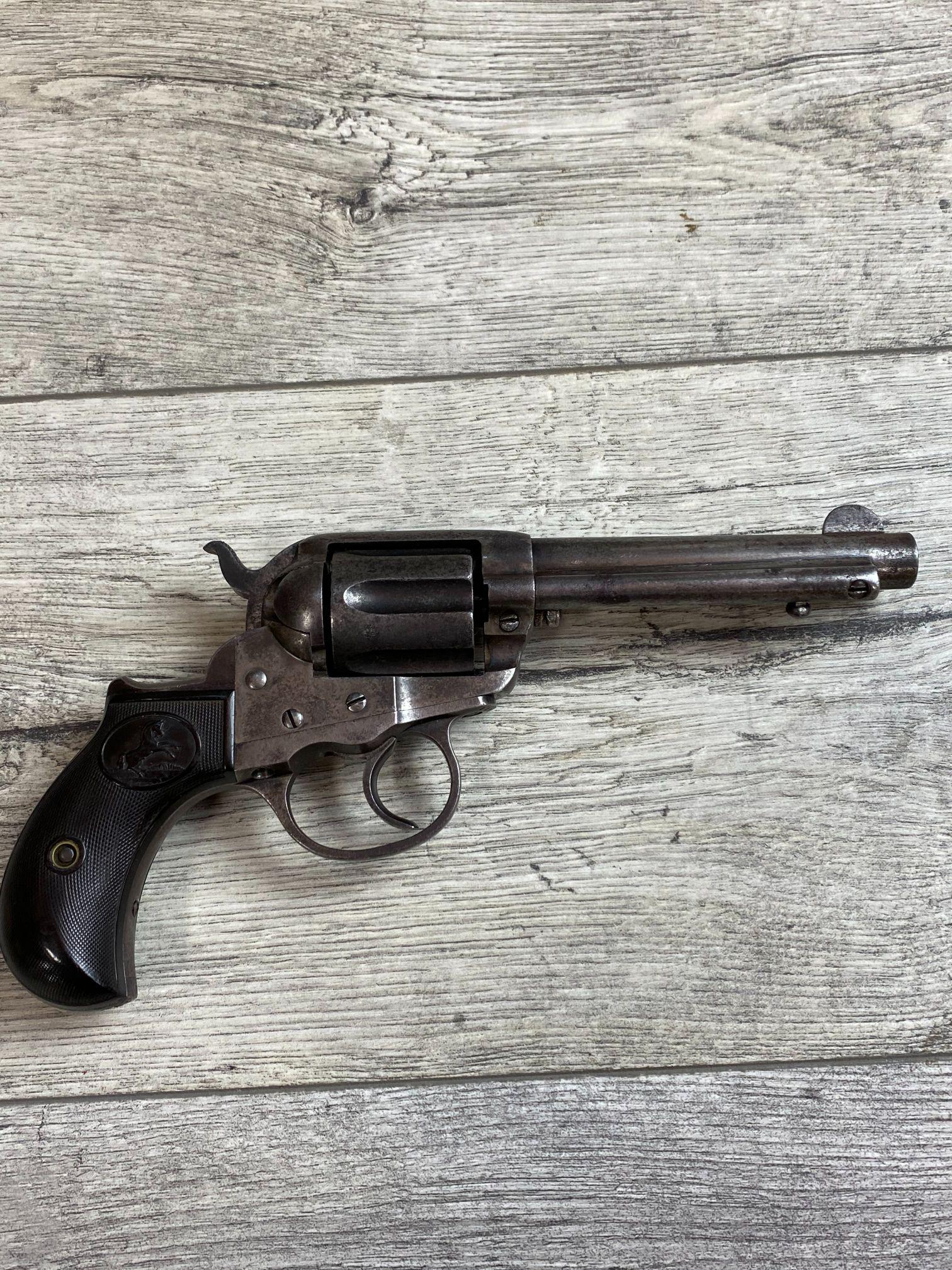 COLT D A 41: SN 129754. HAS GOOD GRIPS NORMAL WEAR ACTION AS IT SHOULD.
