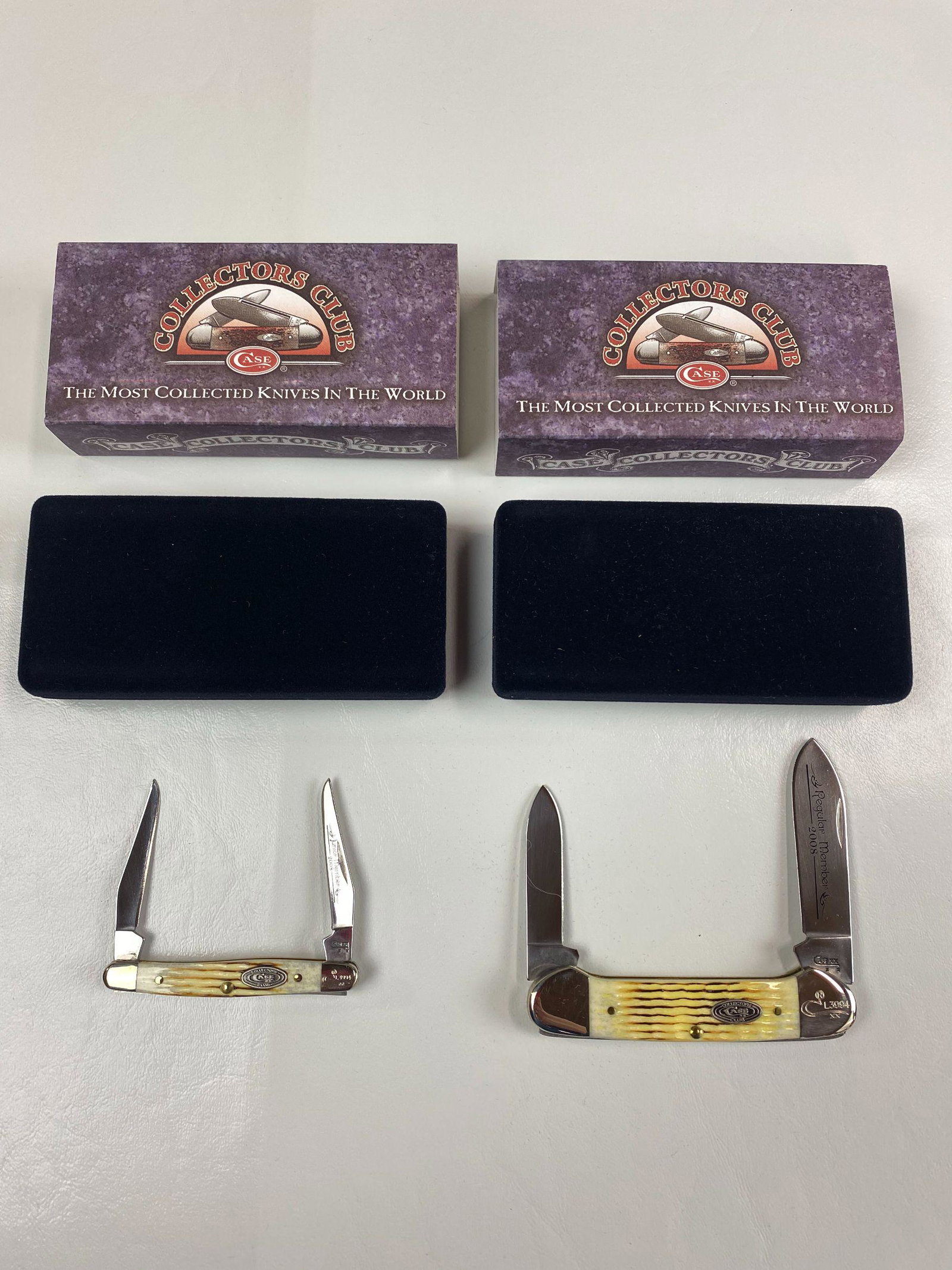 CASE COLLECTORS CLUB KNIVES: 62131 CANOE TINY MUSKRAT. NEW IN BOX