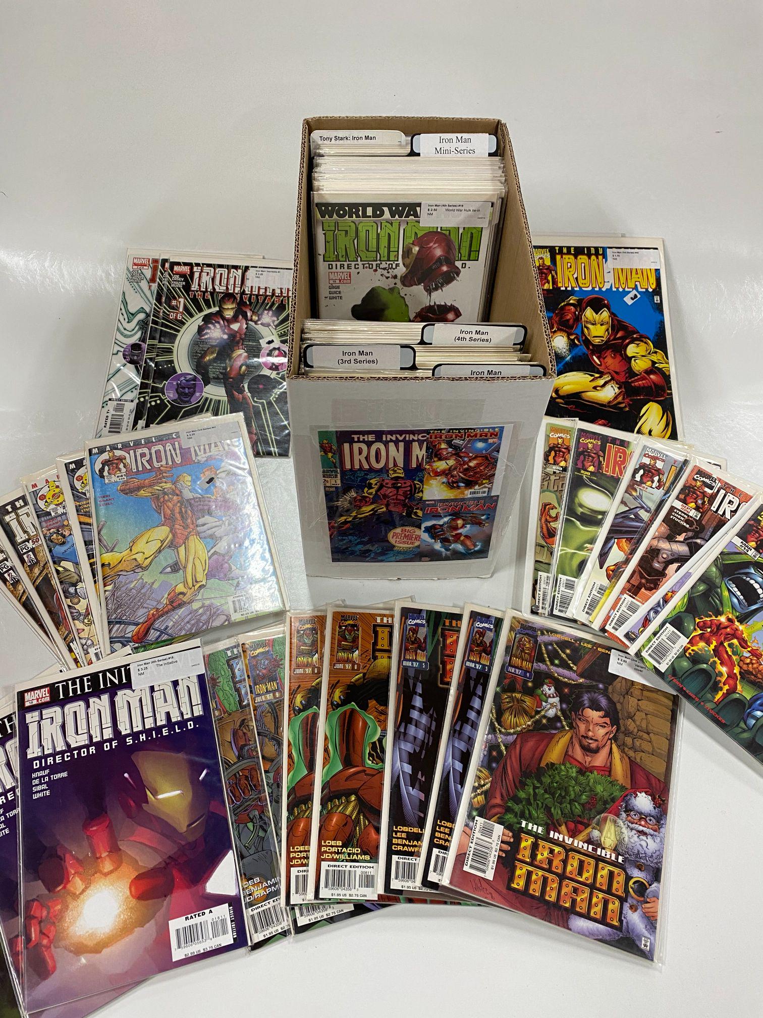 Full Short Box of Iron-Man Related Comics: Full Short Box of Iron-Man Related Comics
