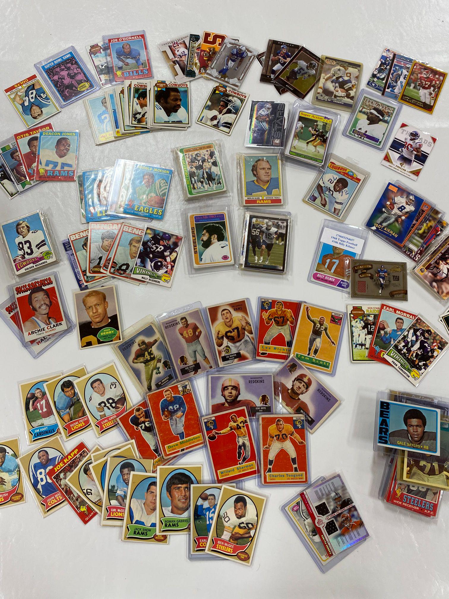 Huge Lot of Football Cards 1950s to Present: Huge Lot of Football Cards 1950s to Present