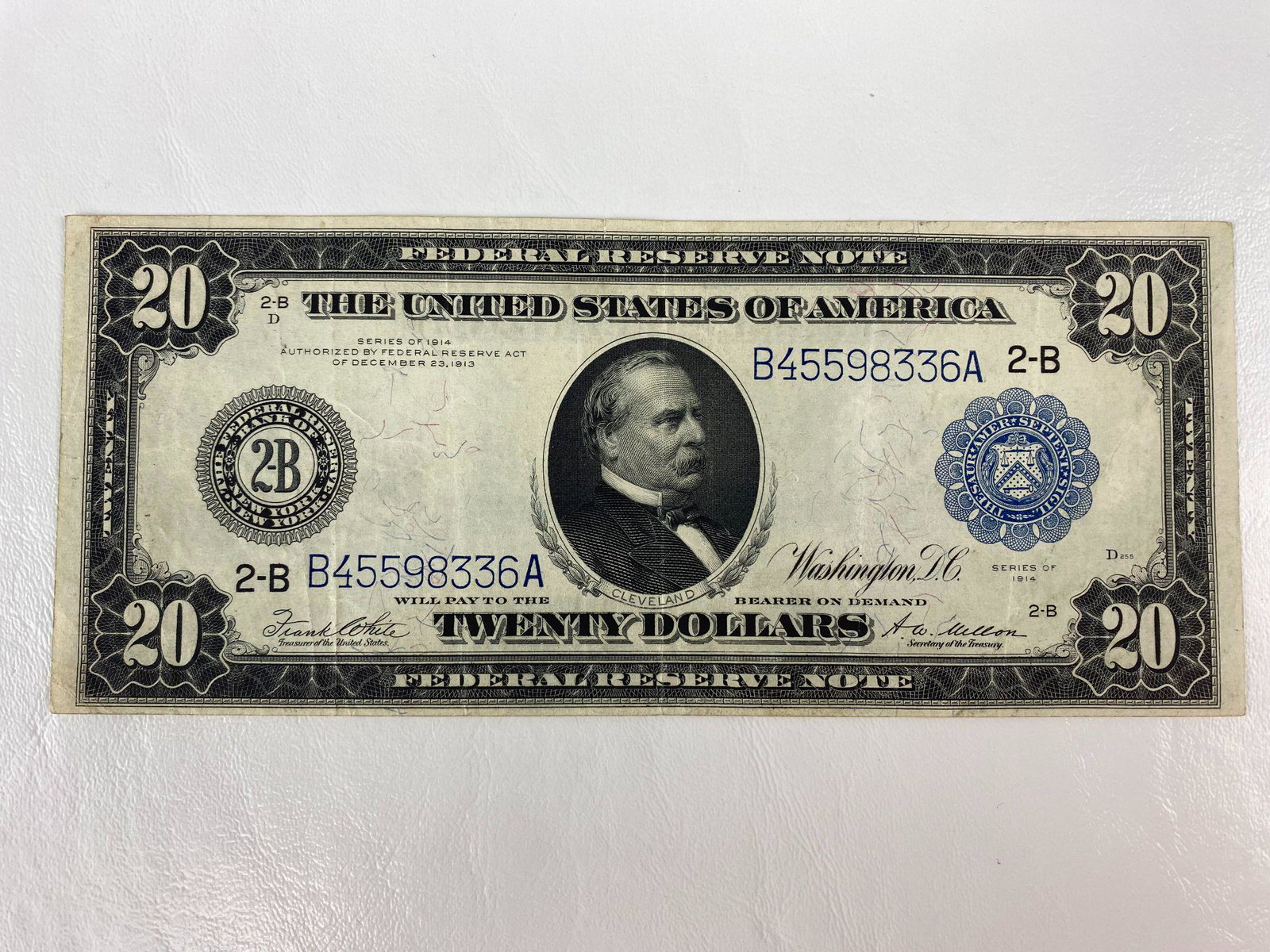 1914 $20 FEDERAL RESERVE NOTE: 1914 $20 FEDERAL RESERVE NOTE