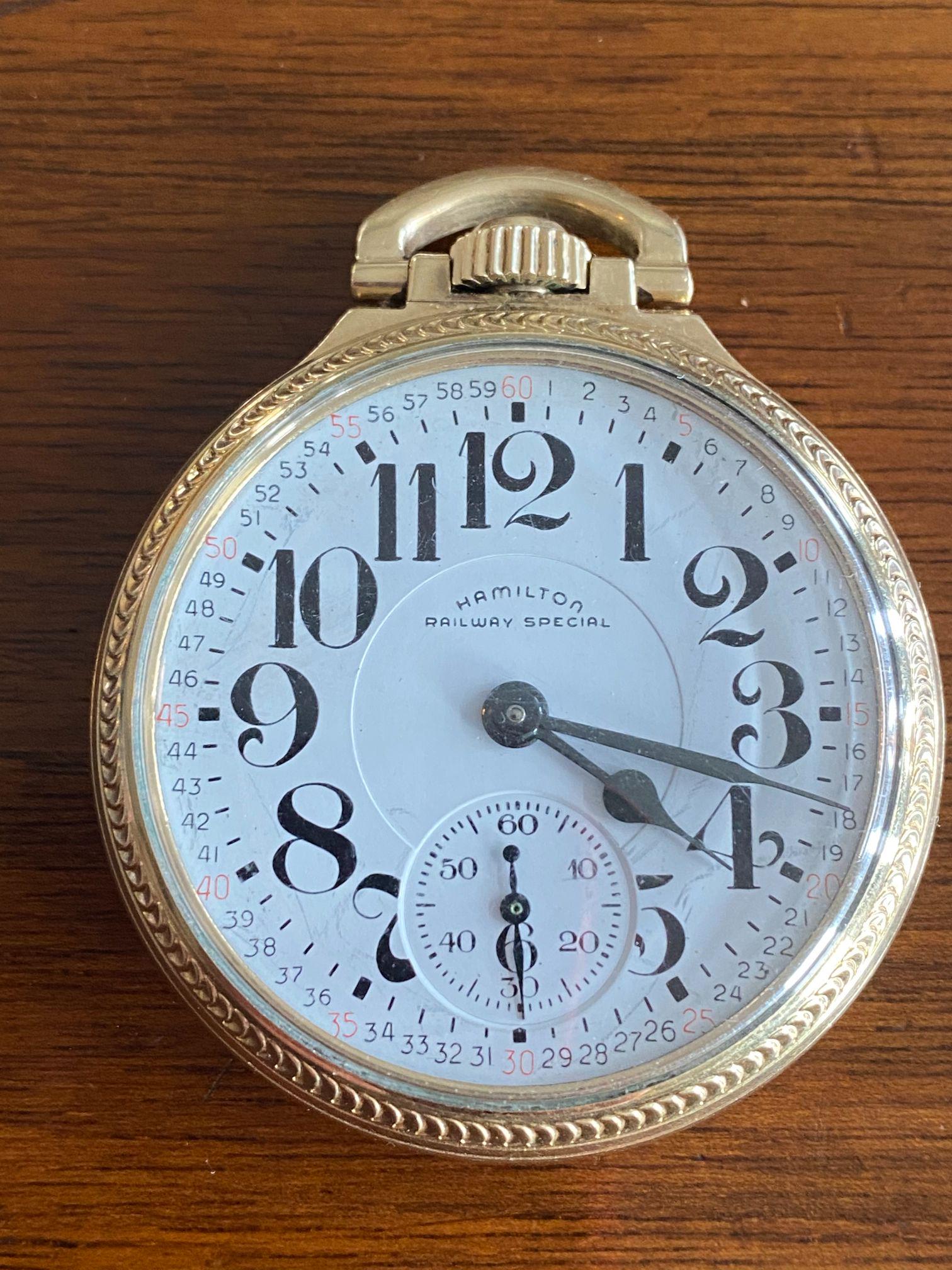 HAMILTON RAILWAY SPECIAL- 21 JEWEL: WORKS PERFECTLY-VGC