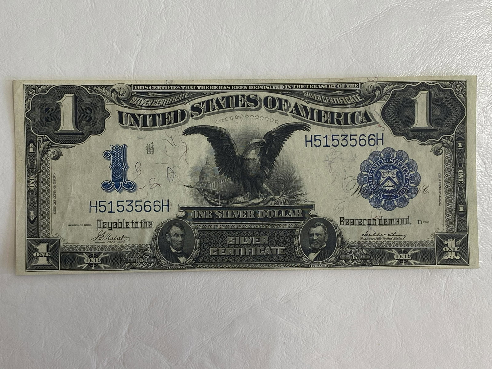 1899 $1.00 BLACK EAGLE SILVER CERTIFICATE: H5153566H