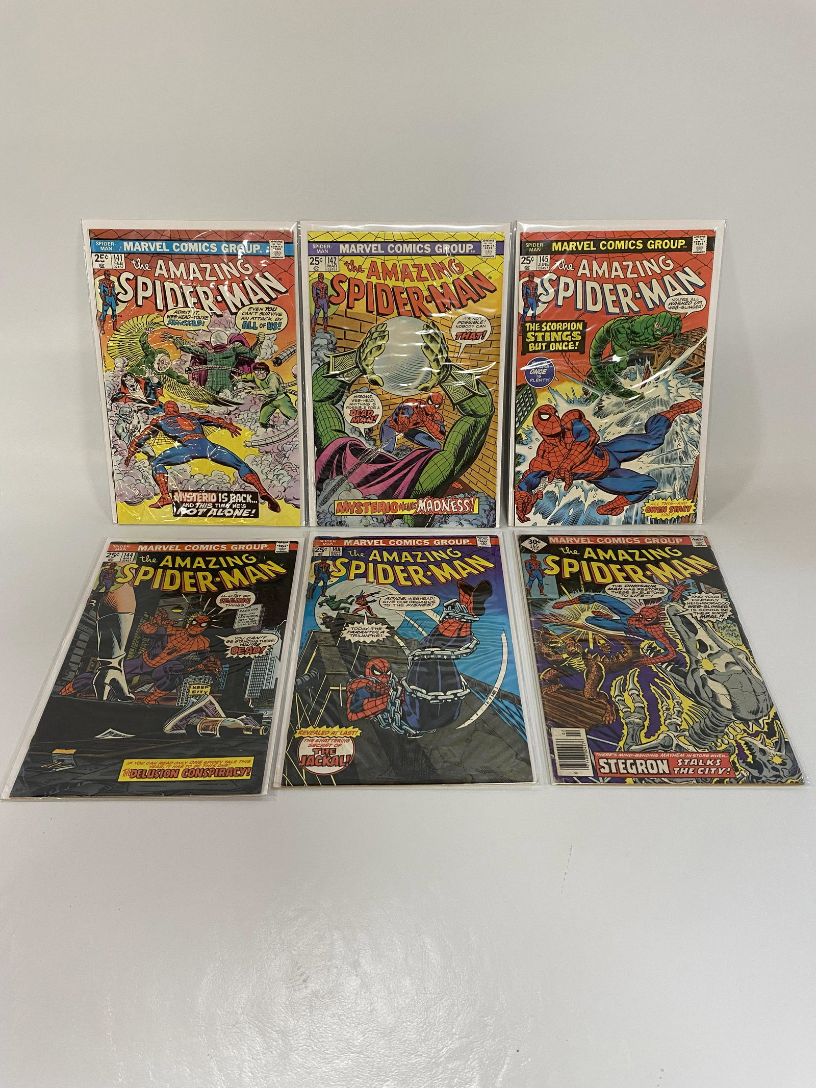 Lot of 6 Amazing Spider-Man Comics: Various issues in the 100s