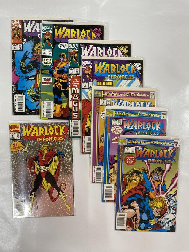 Lot of 8 Warlock Comics: Lot of 8 Warlock Comics