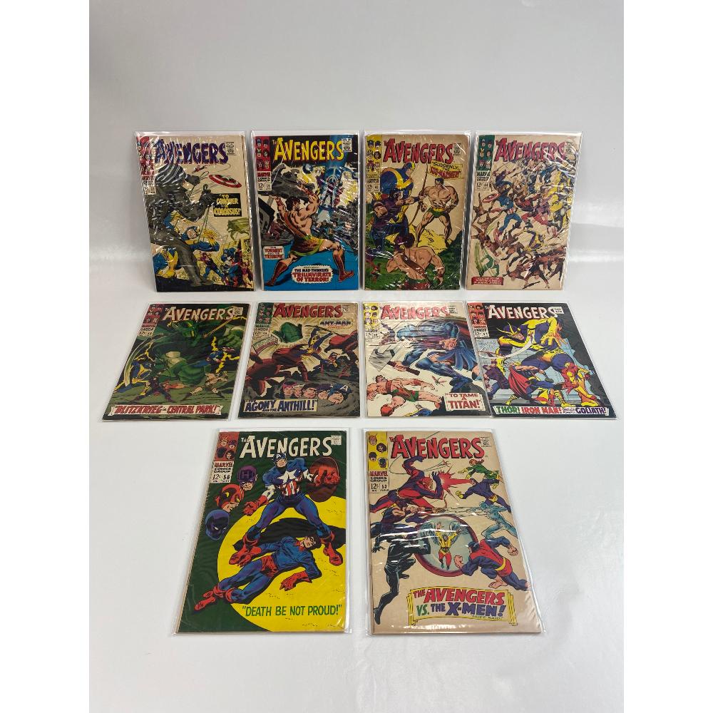 Lot of 10 Silver Age Avengers Comics (1 of 4)