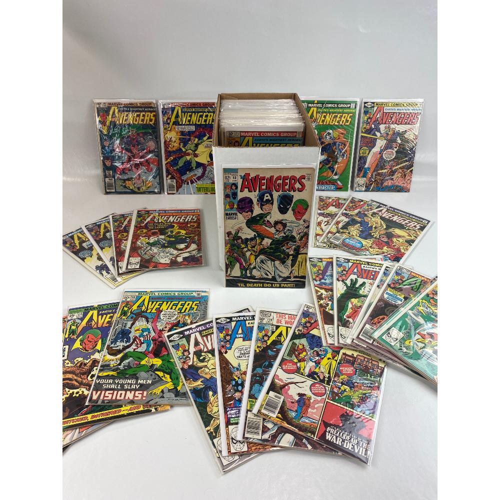 Partial Short Box of Silver and Bronze Age Avengers (1 of 6)