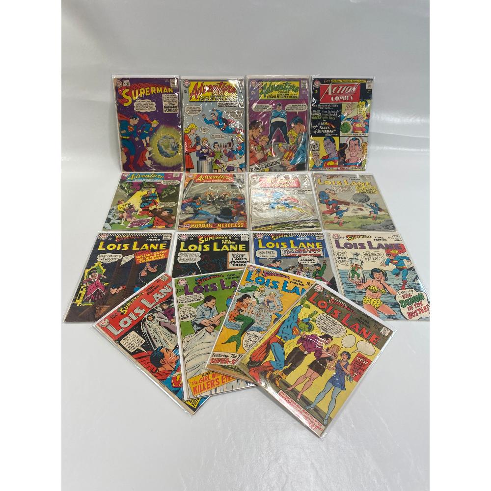 Lot of 16 Silver Age Superman Related Comics (1 of 5)