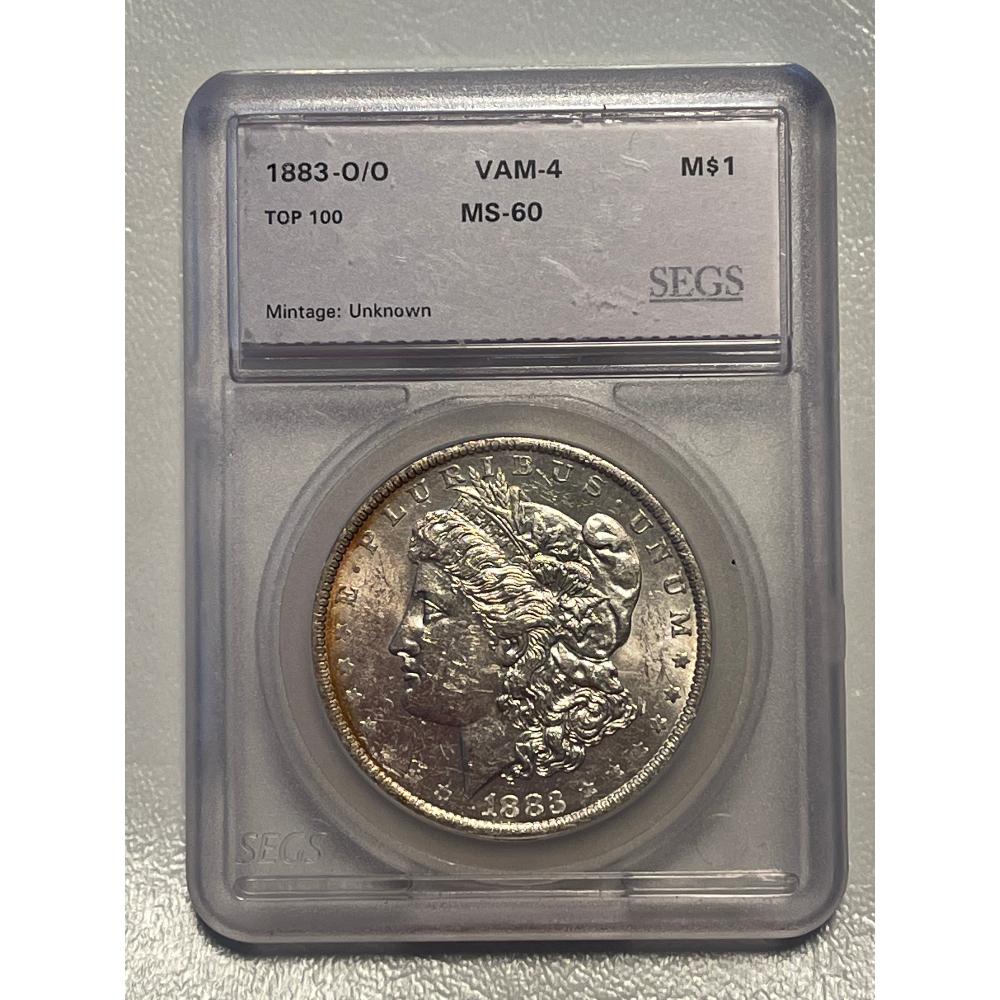 1883 O/O MS 60 Morgan Dollar: 1883 O/O MS 60 Morgan Dollar