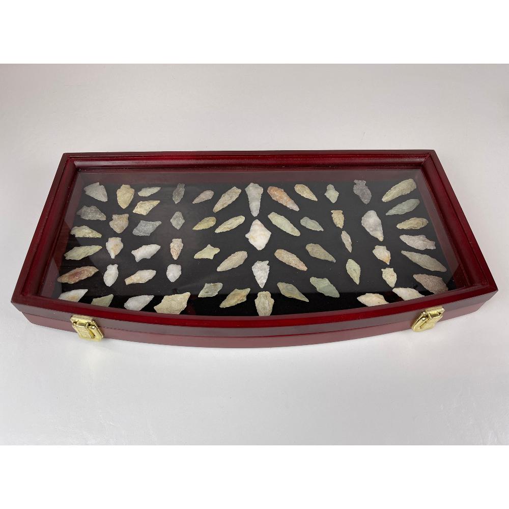 Framed Arrowhead Collection 58 Pieces (1 of 4)