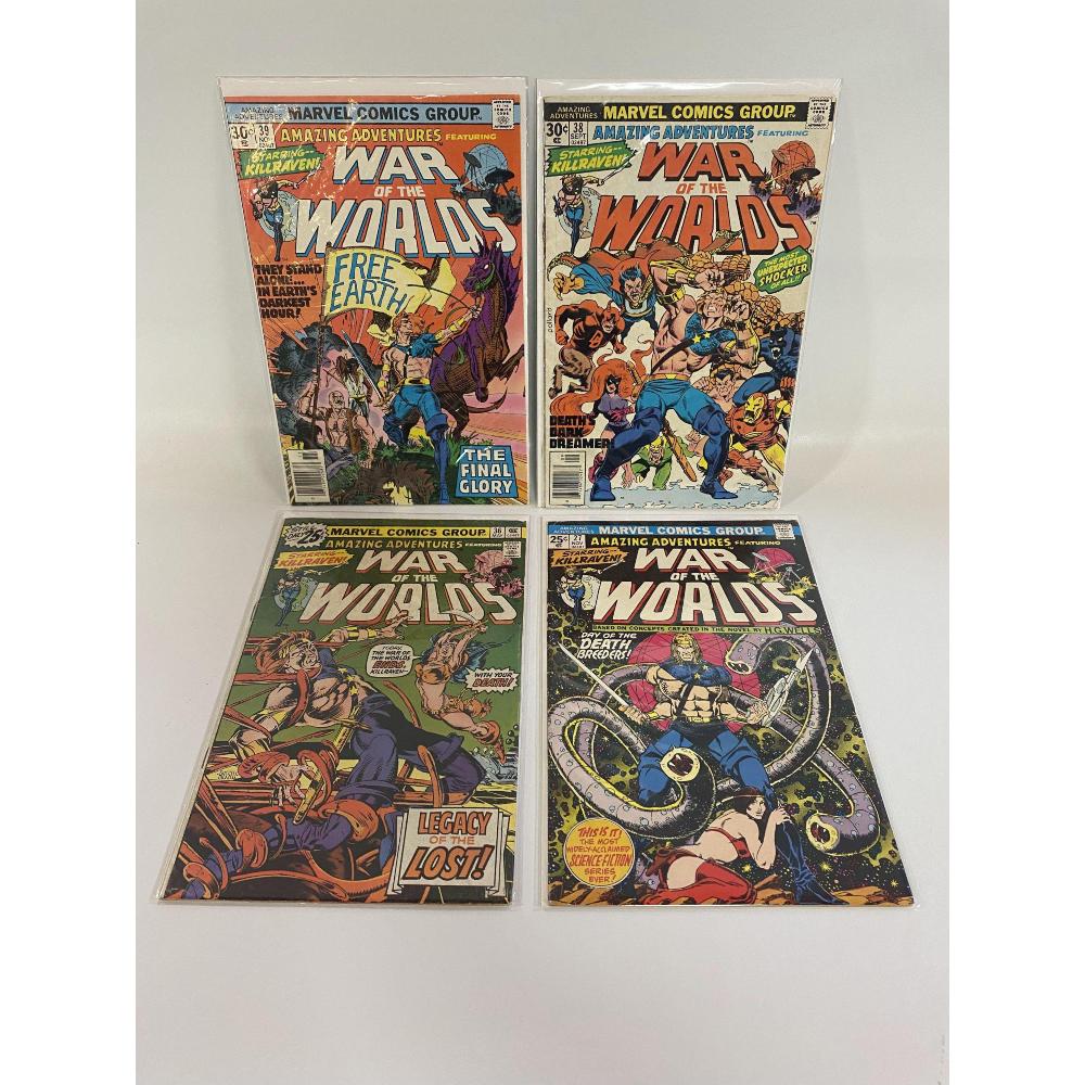 4 War of World Comics: We are not a professional grading company. We do not guarantee the authenticity, age, nor originality of the item. The picture of the item is the actual item that you will receive if you are the winni