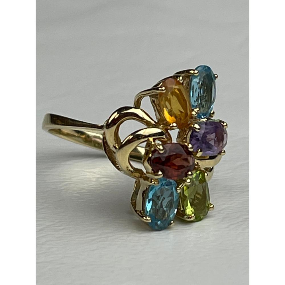 14K Yellow Gold Multi Gemstone Ring (1 of 3)
