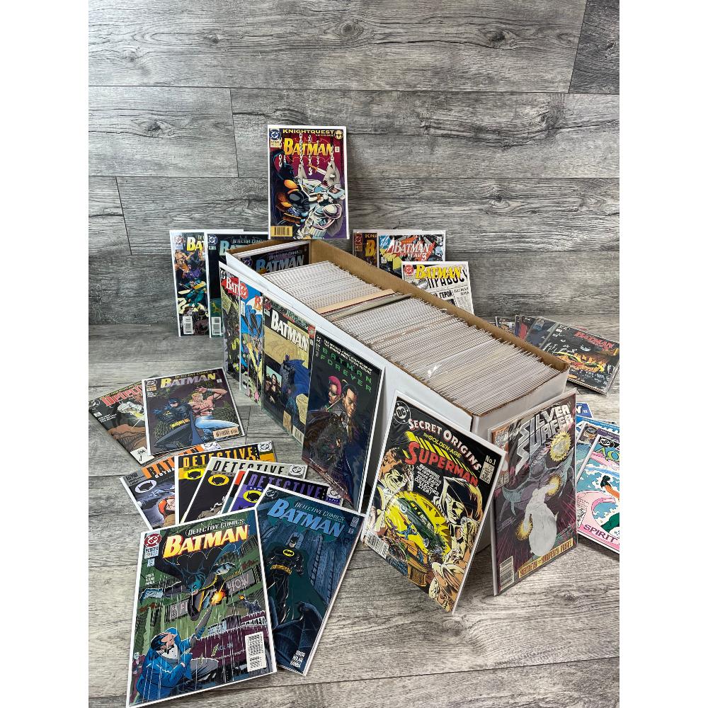 Long Box of DC Comics: Batman, Superman and others
