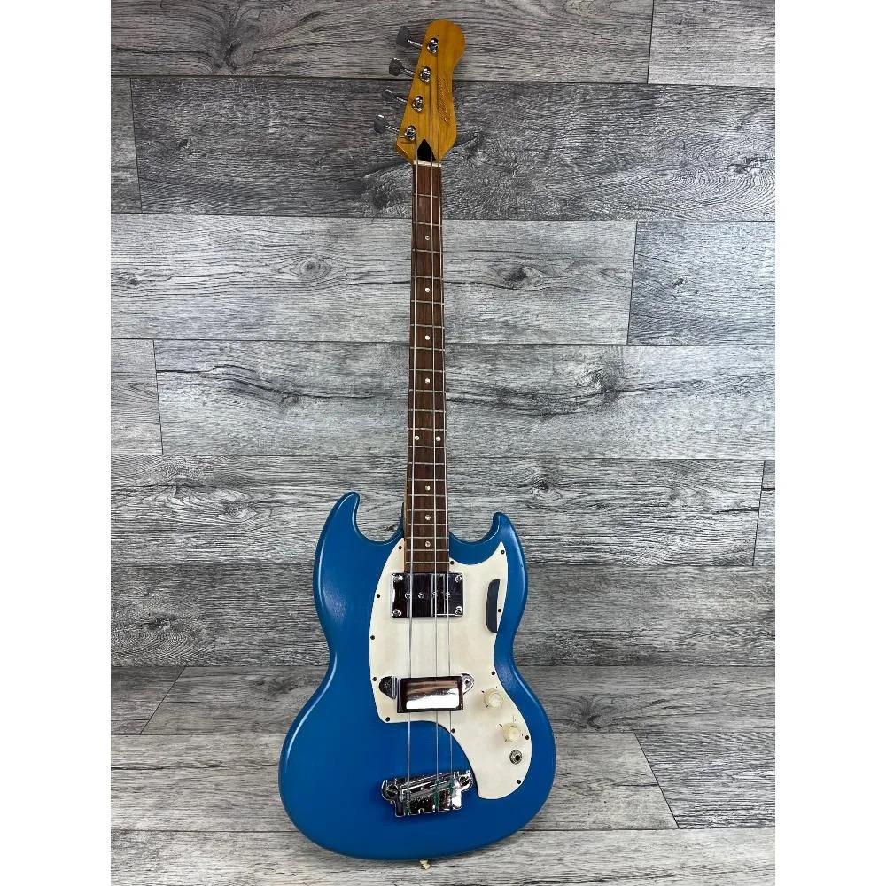 Epiphone USA Kalamazoo Electric Guitar: SN 603694, missing one string, vg condition.