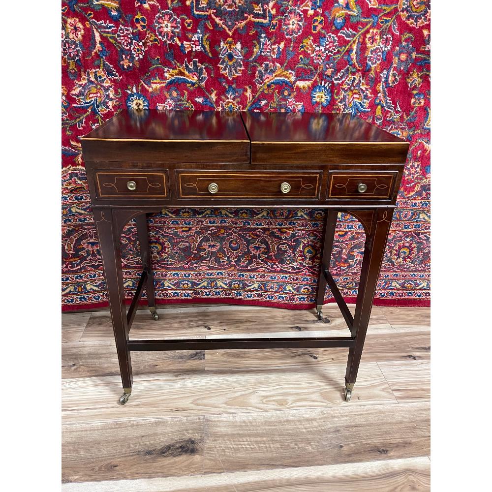 18th Century Gentleman's Mahogany Beau Brummell Dressing Table (1 of 6)