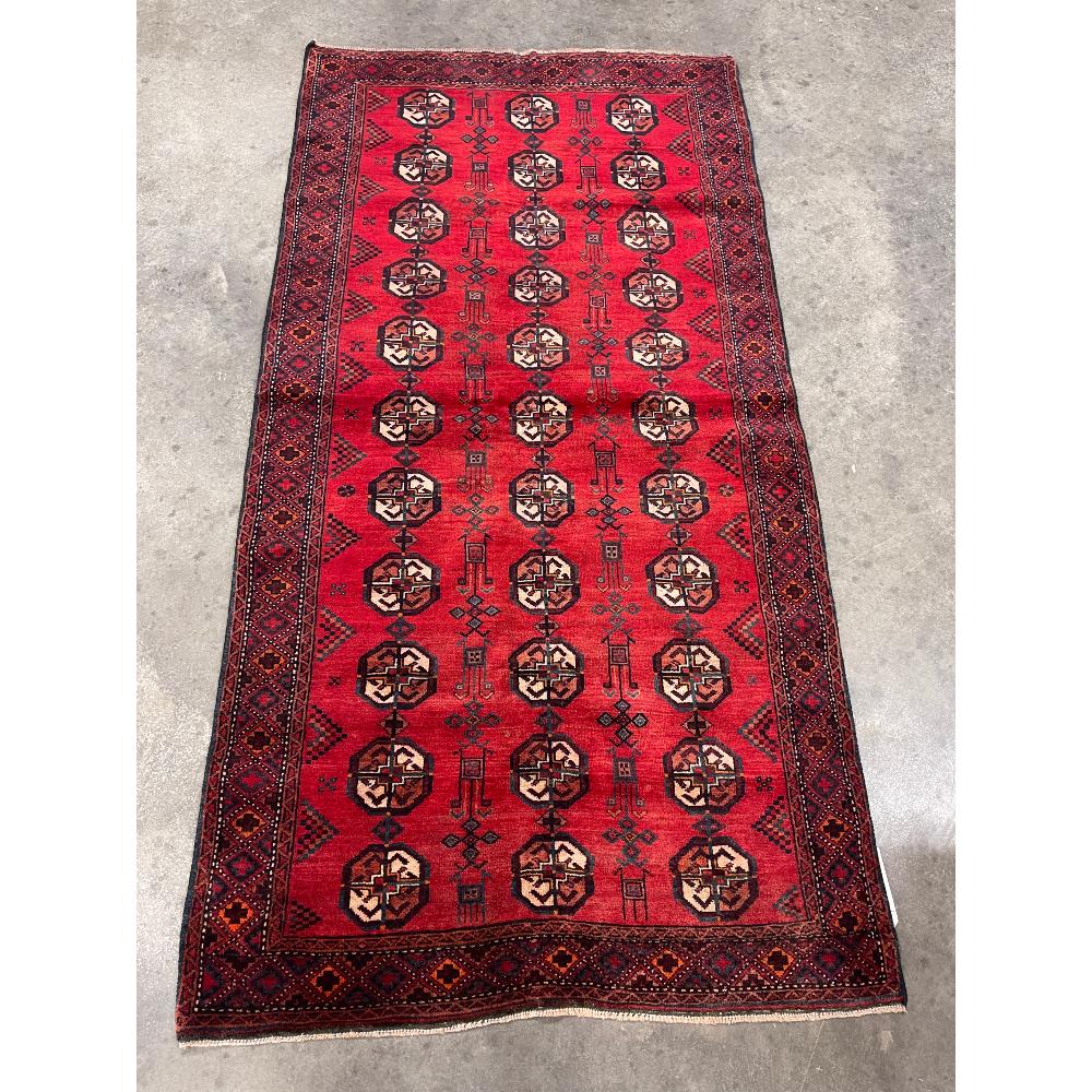 Persian Bokharq Hand Knotted Wool Rug (1 of 4)