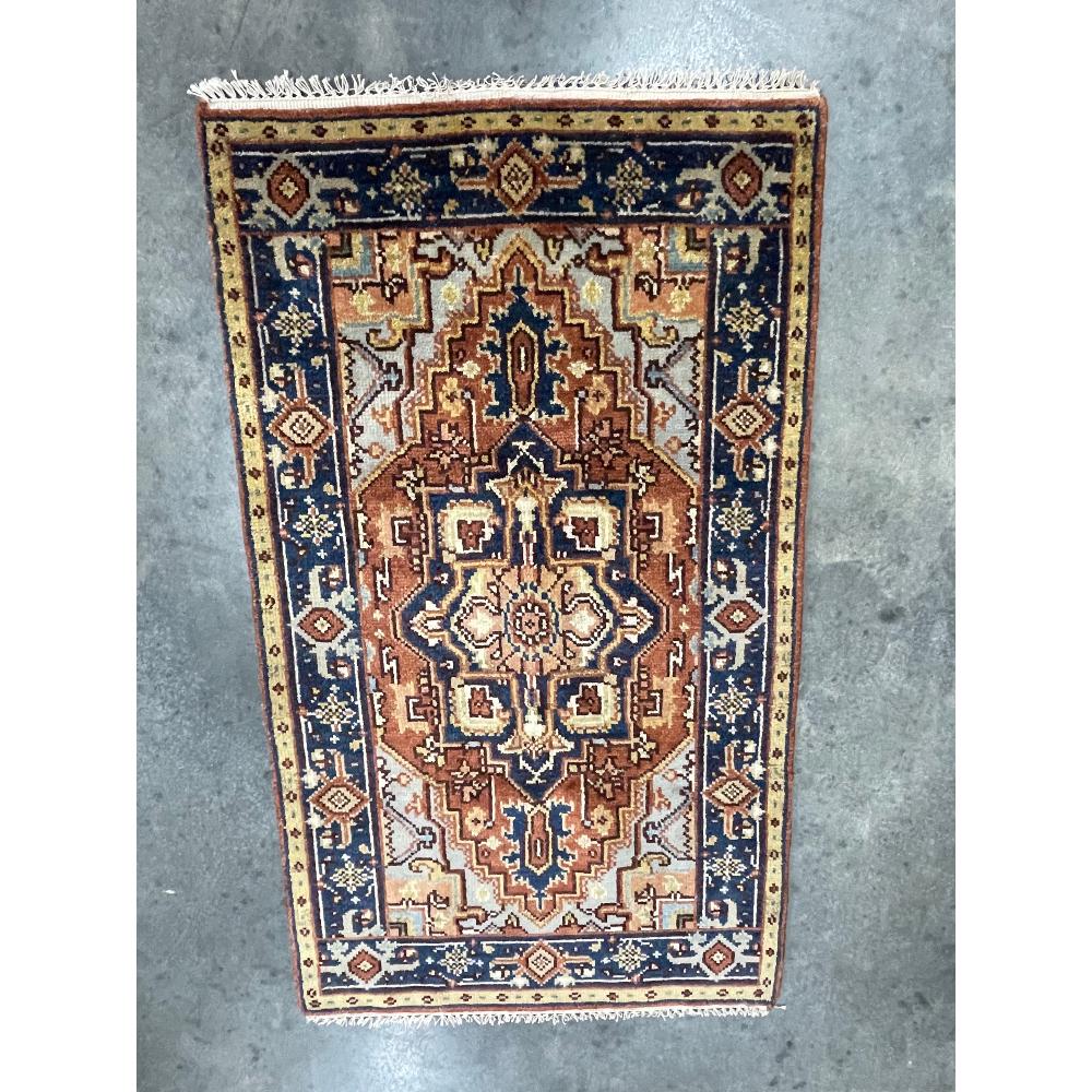 Indo Serapi Hand Knotted Wool Rug (1 of 4)