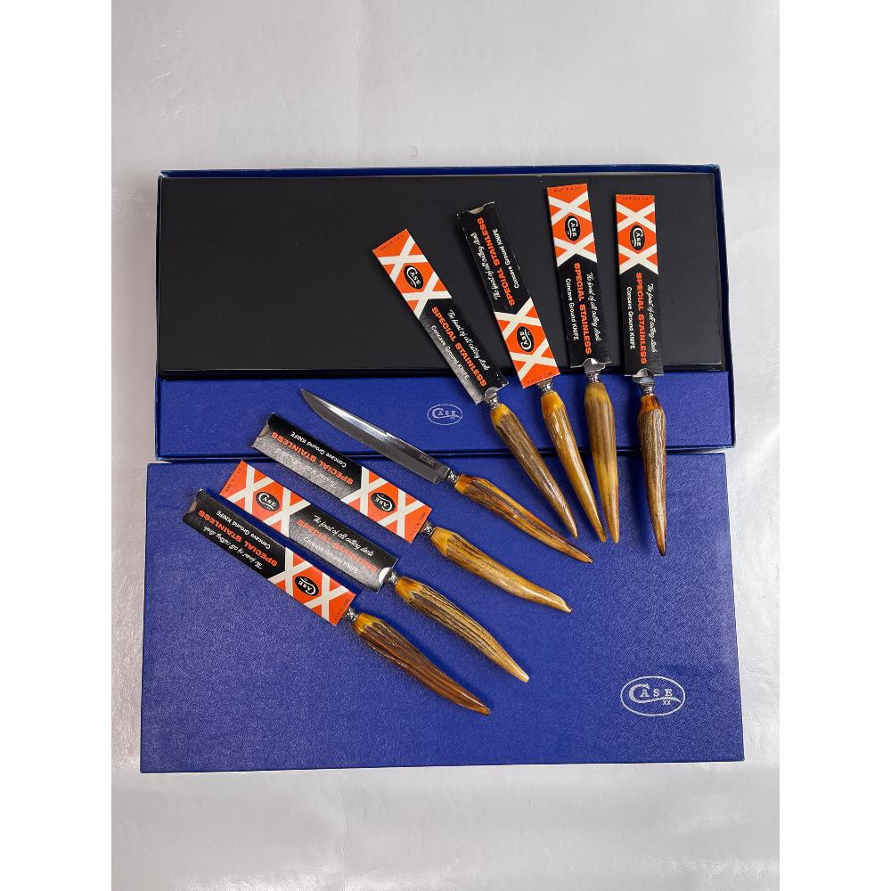 8 Case XX Special Stainless Concave Ground Knives (1 of 4)