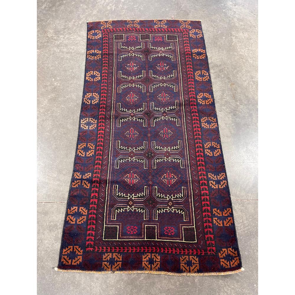 Persian Baluch Hand Knotted Wool Rug (1 of 4)