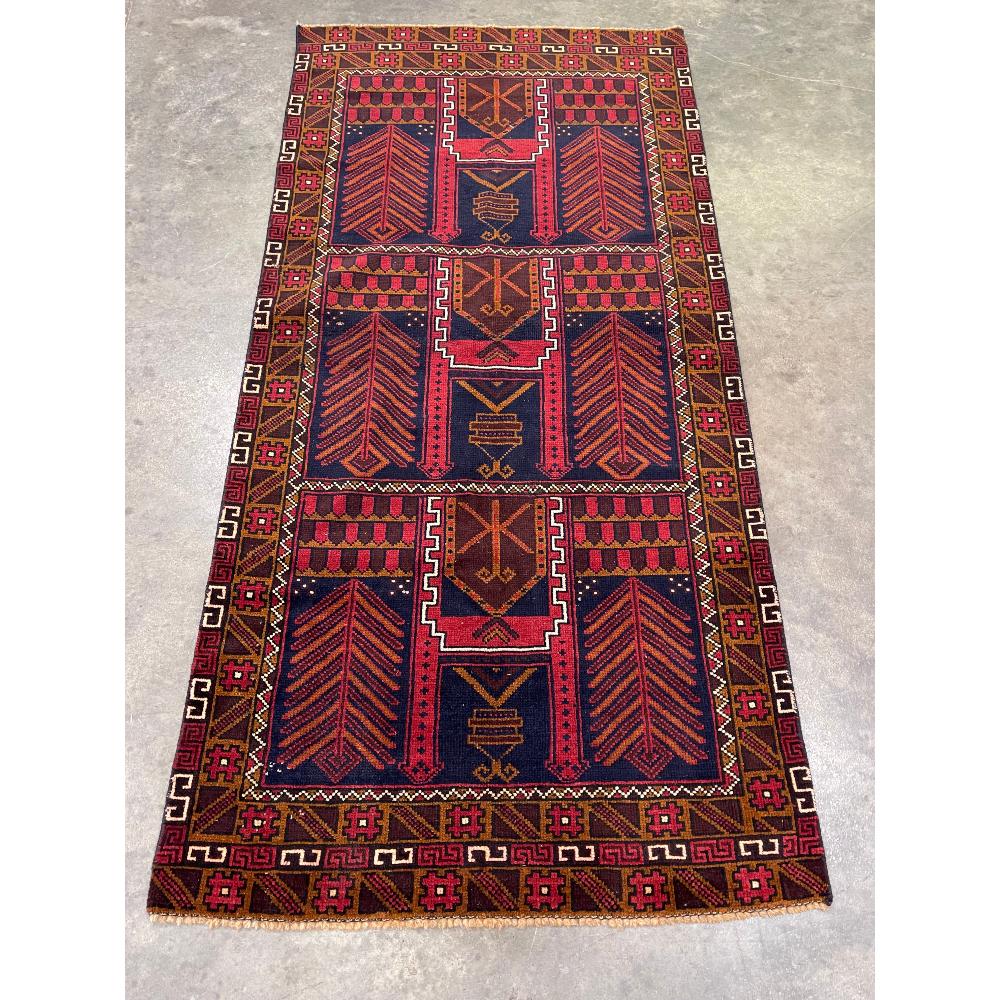 Persian Kurdish Hand Knotted Wool Rug (1 of 4)